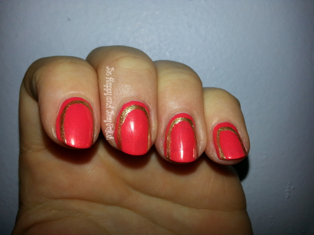 Maybelline Coral Glow and JulieG Ornamental