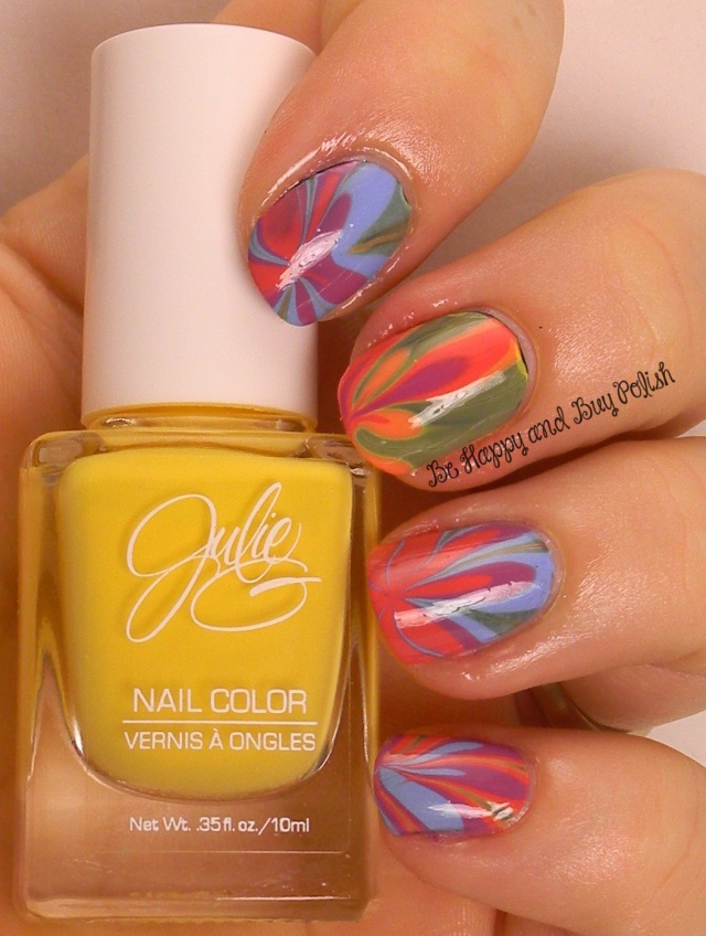 OMD2 Rainbow Watermarble | JulieG Cruise collection | Be Happy And Buy Polish