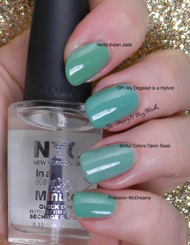 OPI My Dogsled is a Hybrid comparison | Be Happy And Buy Polish