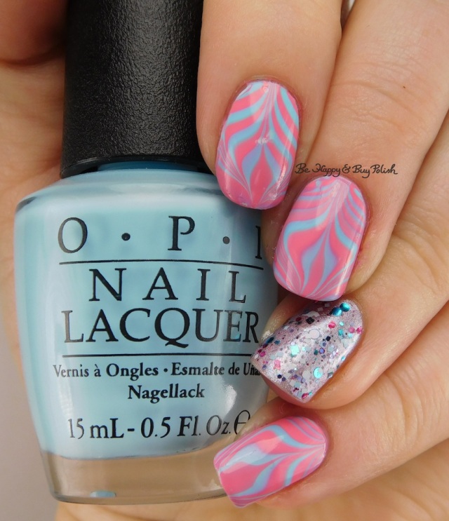Pregnancy and Infant Loss Awareness watermarble | Be Happy And Buy Polish