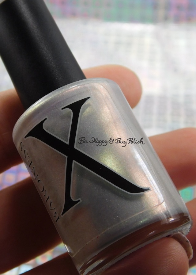 Baroness X Minthe color shift March Monthly Mystery bottle shot | Be Happy And Buy Polish