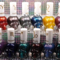 Hot Topic Zodiac Blackheart Beauty Nail Polish collection swatches + review
