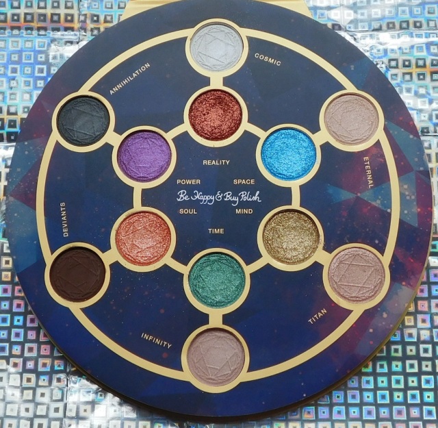 Hot Topic Marvel Infinity eyeshadow collection palette by Her Universe | Be Happy And Buy Polish